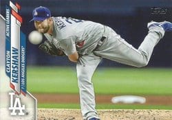 2020 Topps Update Base Set Clayton Kershaw #U-140 card
