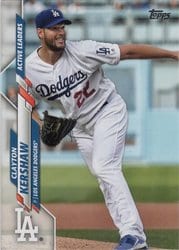2020 Topps Update Base Set Clayton Kershaw #U-90 card