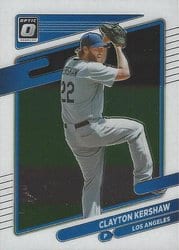 2021 Donruss Optic Base Set Clayton Kershaw #130 card