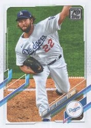 2021 Topps Base Set Clayton Kershaw #67 card