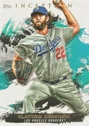 2021 Topps Inception Base Set Clayton Kershaw #82 card