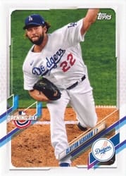 2021 Topps Opening Day Base Set Clayton Kershaw #39 card
