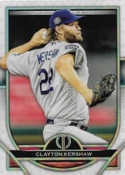 2021 Topps Tribute Base Set Clayton Kershaw #86 card