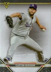 2021 Topps Triple Threads Base Set Clayton Kershaw #28 card