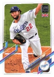 2021 Topps UK Edition Base Set Clayton Kershaw #35 card