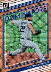 2022 Donruss Dominators Clayton Kershaw #D-1 card