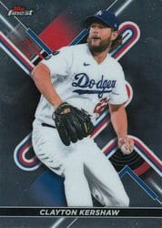 2022 Finest Base Set Clayton Kershaw #61 card