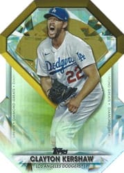 2022 Topps Diamond Greats Die-Cuts Clayton Kershaw #DGDC-12 card