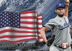 2022 Topps Pristine Borders Clayton Kershaw #PB-9 card