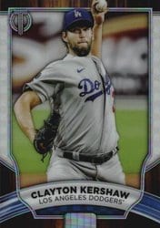 2022 Topps Tribute Base Set Clayton Kershaw #51 card