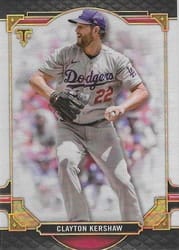 2022 Topps Triple Threads Base Set Clayton Kershaw #7 card