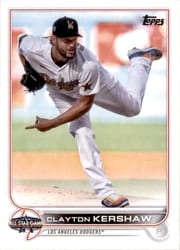 2022 Topps Update 2022 MLB All-Stars Clayton Kershaw #ASG-38 card