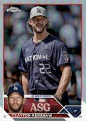 2023 Topps Chrome Update 2023 All-Star Game Clayton Kershaw #ASGC-46 card