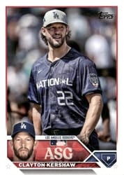 2023 Topps Update 2023 All-Star Game Clayton Kershaw #ASG-46 card