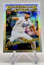 2024 Finest What If... 1993 Prototype Clayton Kershaw #93-17 card
