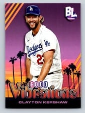 2024 Topps Big League Good Vibrations Clayton Kershaw #GV-41 card