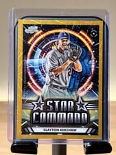 2024 Topps Cosmic Chrome Star Command Clayton Kershaw #SC-13 card