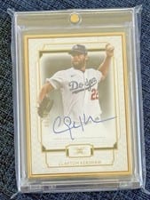 2024 Topps Definitive Collection Framed Autographs Clayton Kershaw #DCFA-CK card