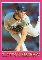 2024 Topps Heritage 1975 Topps Baseball Sensations Clayton Kershaw #75BS-20 card