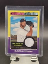 2024 Topps Heritage Clubhouse Collection Relic Clayton Kershaw #CCR-CK card