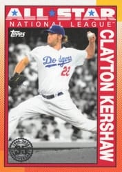 2025 Topps 1990 Topps All-Star Baseball Clayton Kershaw #90AS-27 card