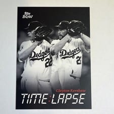 2025 Topps Black & White Time Lapse Clayton Kershaw #TL10 card