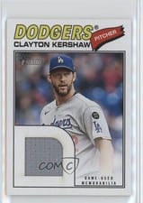 2026 Topps Heritage Real One Relics Clayton Kershaw #ROR-CK card