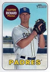 2018 Topps Heritage Base Set Clayton Richard #547 card