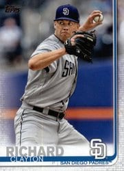 2019 Topps Base Set Clayton Richard #92 card