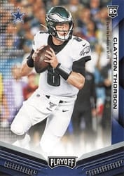 2019 Panini Playoff Base Set Clayton Thorson #242 card