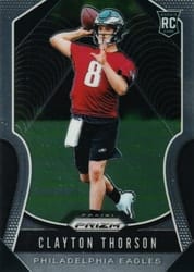 2019 Panini Prizm Base Set Clayton Thorson #310 card