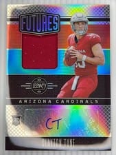 2023 Panini Legacy Futures Patch Autographs Silver Clayton Tune #FAPS-37 card