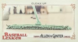 2022 Topps Allen & Ginter Mini Baseball Lexicon Clean Up #BL-7