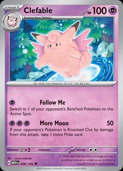 2023 151 Clefable #36 card