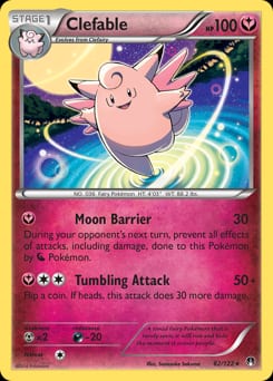 2016 BREAKpoint Clefable #82 card