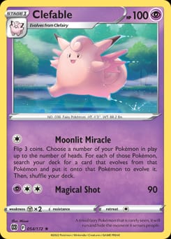 2022 Brilliant Stars Clefable #54 card