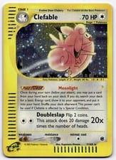 2002 Expedition Base Set Clefable #7 card