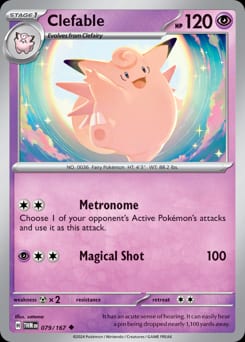 2024 Twilight Masquerade Clefable #79 card