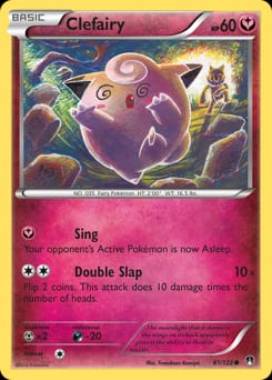 2016 BREAKpoint Clefairy #81 card