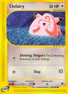 Expedition Base Set Clefairy #101 card