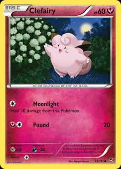 Furious Fists Clefairy #69 card