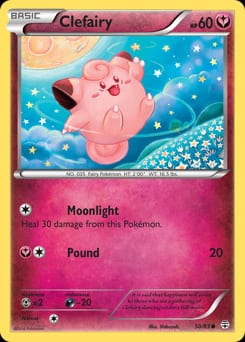 2016 Generations Clefairy #50 card