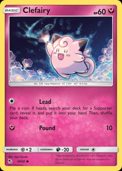 Hidden Fates Clefairy #38 card