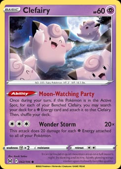 Lost Origin Clefairy #62 card