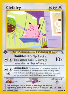 Neo Genesis Clefairy #30 card