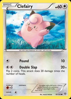 Plasma Storm Clefairy #97 card