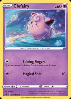 Rebel Clash Clefairy #74 card