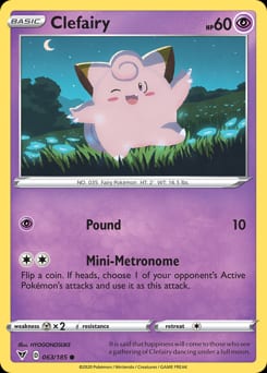 Vivid Voltage Clefairy #63 card