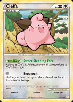 2010 HeartGold & SoulSilver Cleffa #17 card