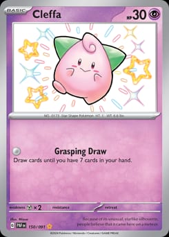 2024 Paldean Fates Cleffa #150 card